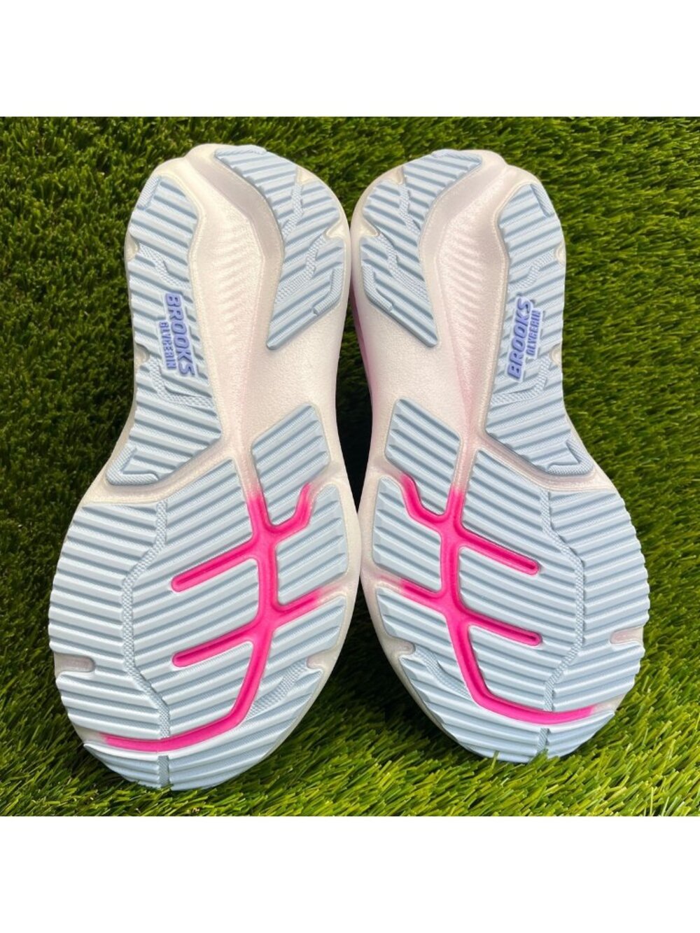 Brooks Glycerin 23 Womens Size 7 Blue Pink Athletic Running Shoes Sneakers - Picture 7 of 9